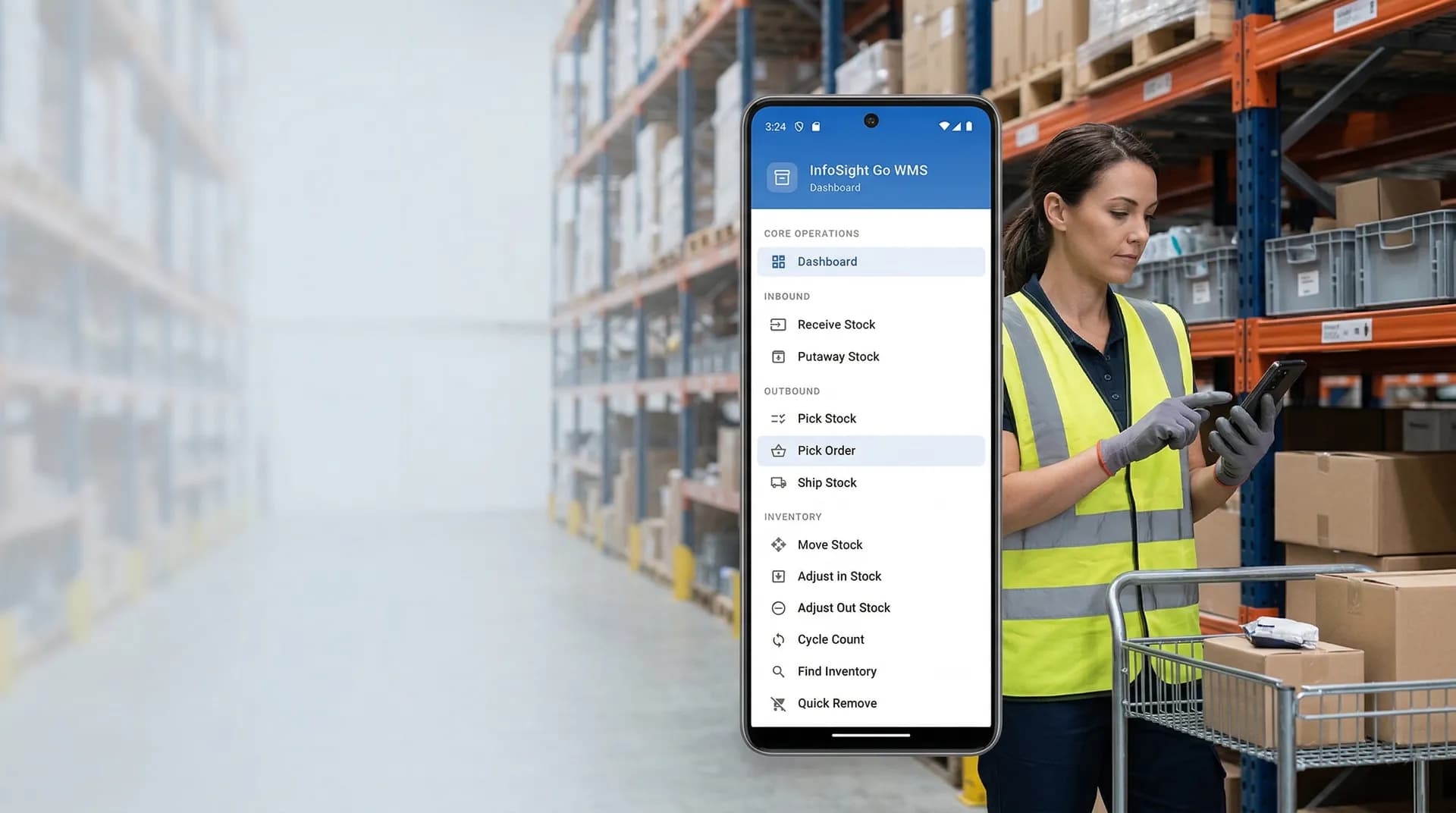 Inventory management with InfoSight ERP